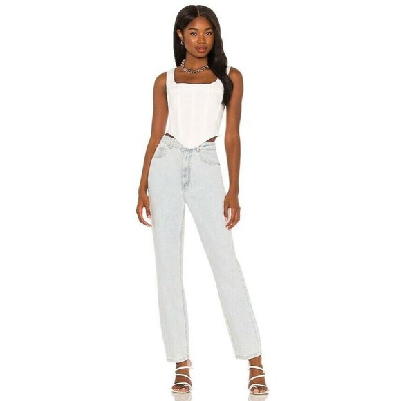 By Dyln Nakita Jeans Light Blue Denim Straight Leg S NWOT $129
